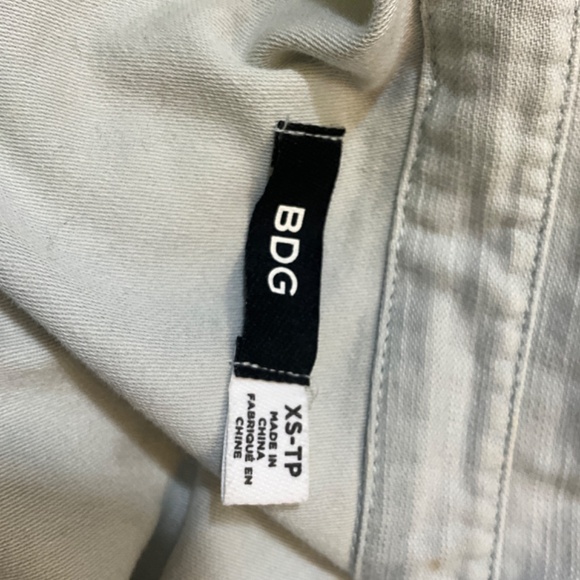 BDG Stone hue Casual Utility Shirt /Workwear button shirt/ Denim-style Shirt xs - Picture 8 of 9
